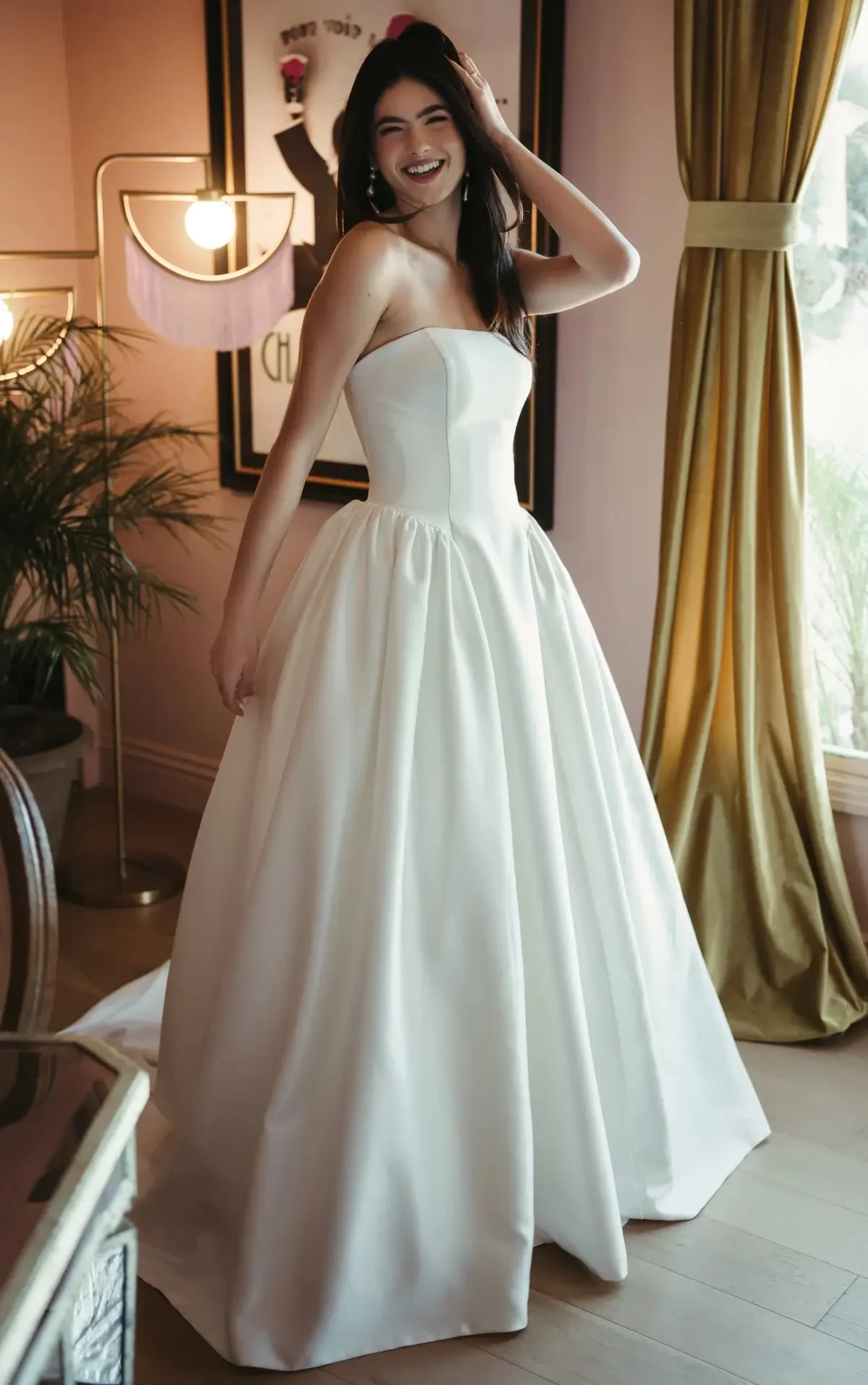 3 Mikado A-Line Wedding Dresses in Spokane: Find Your 2026 Vibe. Desktop Image
