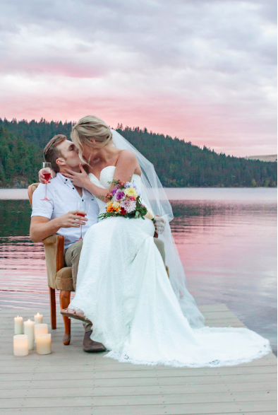 Romantic Liberty Lake Shoot+ Rita Gown. Desktop Image