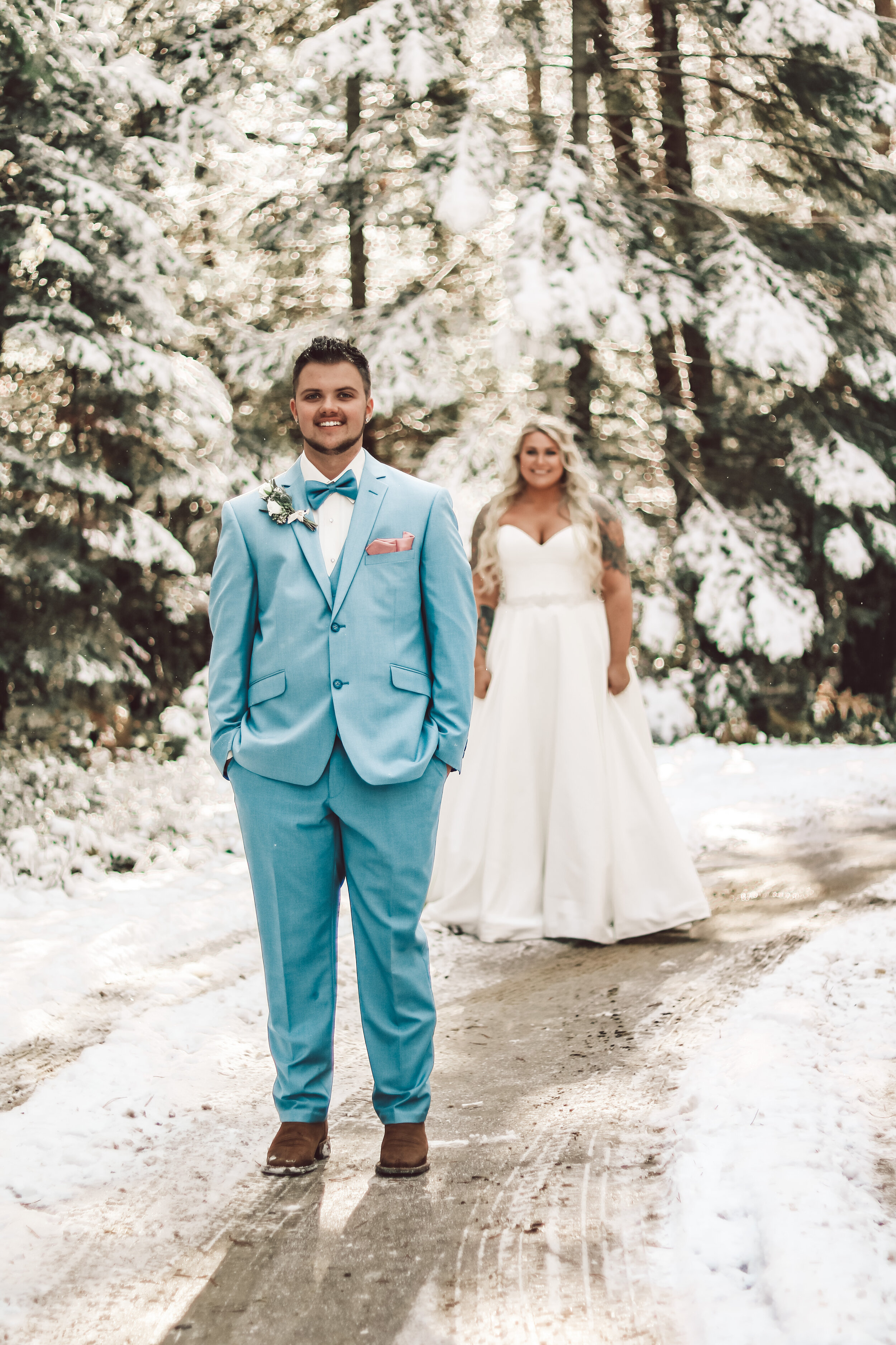 Spokane bride winter wedding inspiration