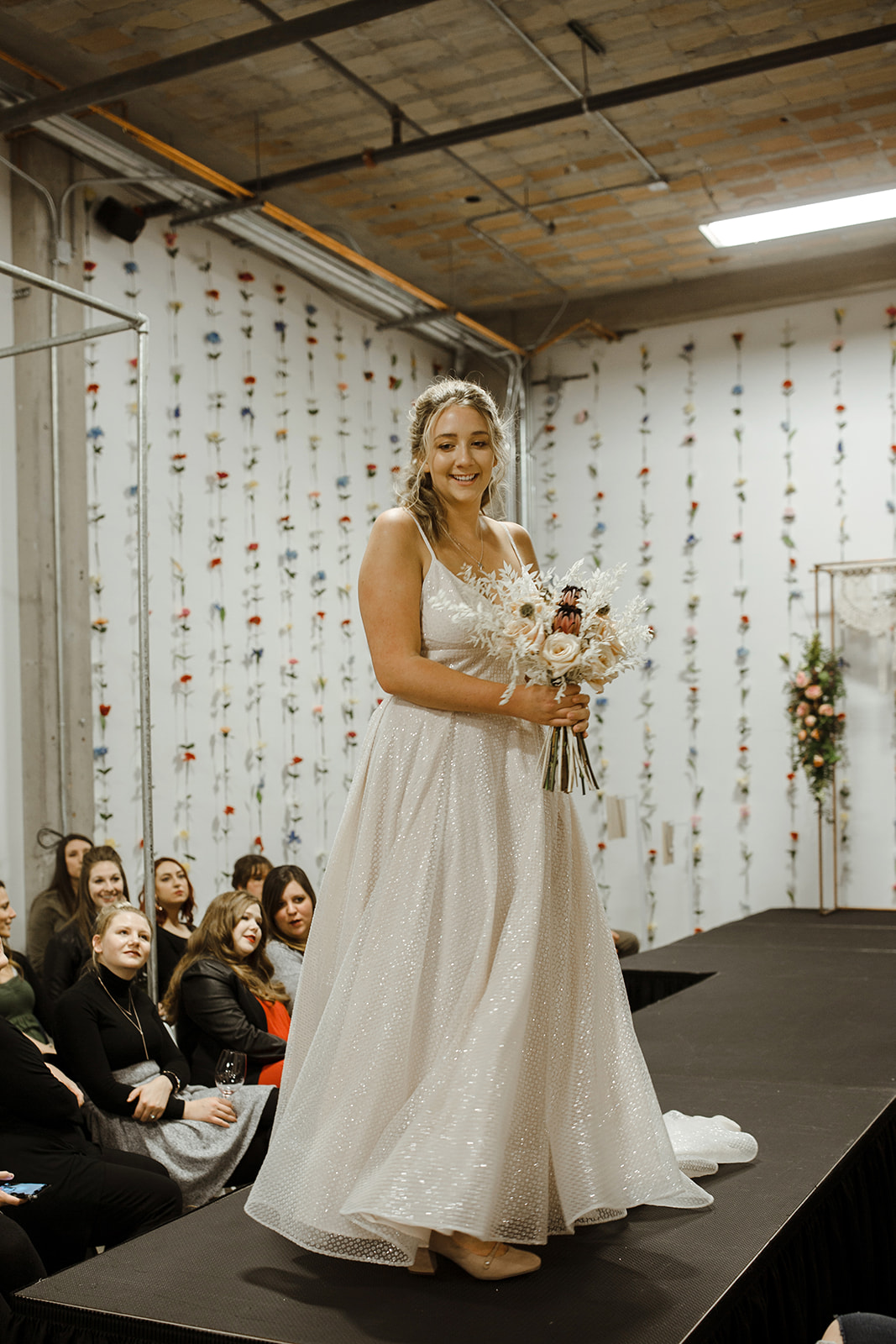 spokane wedding dress fashion show end of runway