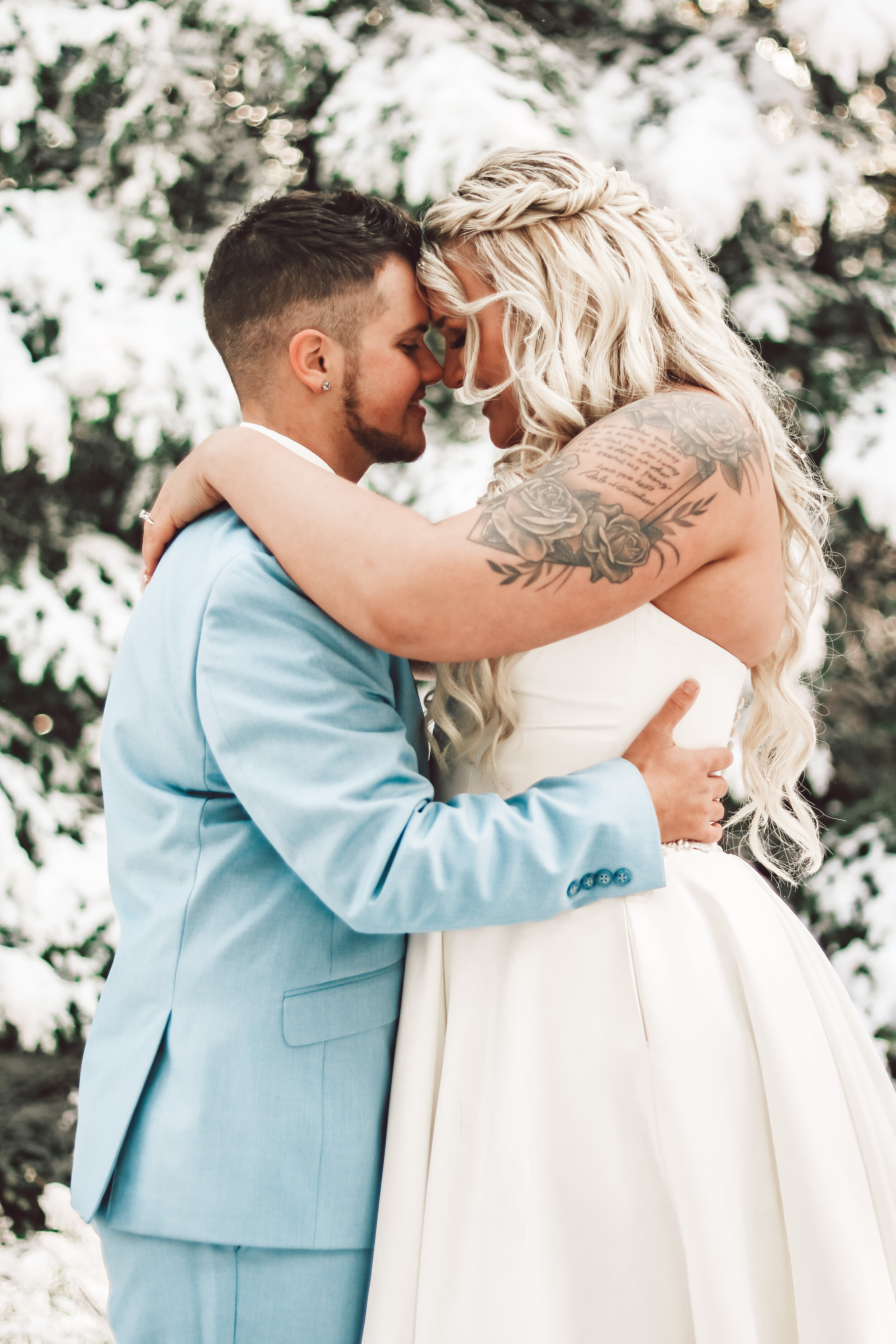 Spokane bride winter wedding inspiration