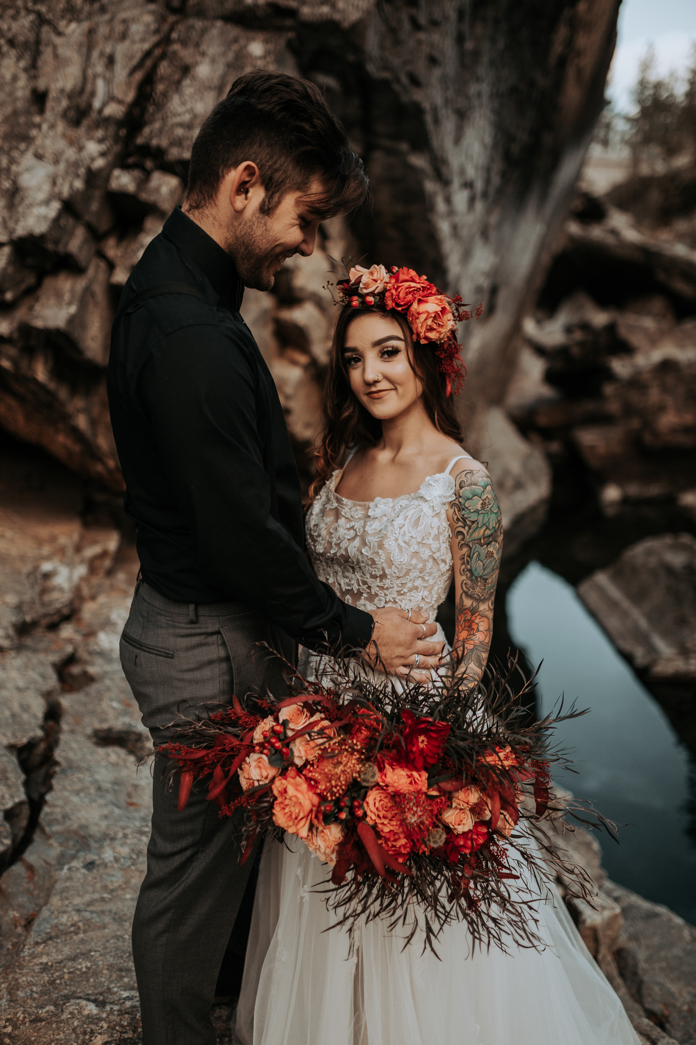 brida and groom fall photo shoot inspiration spoke wa