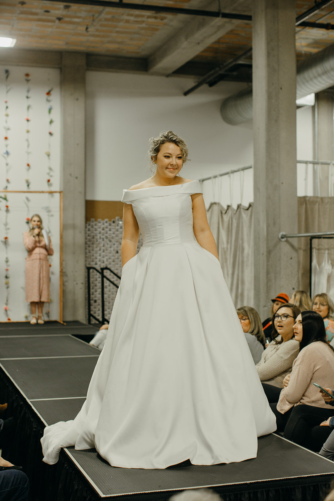 spokane bride plus size wedding dress fashion show