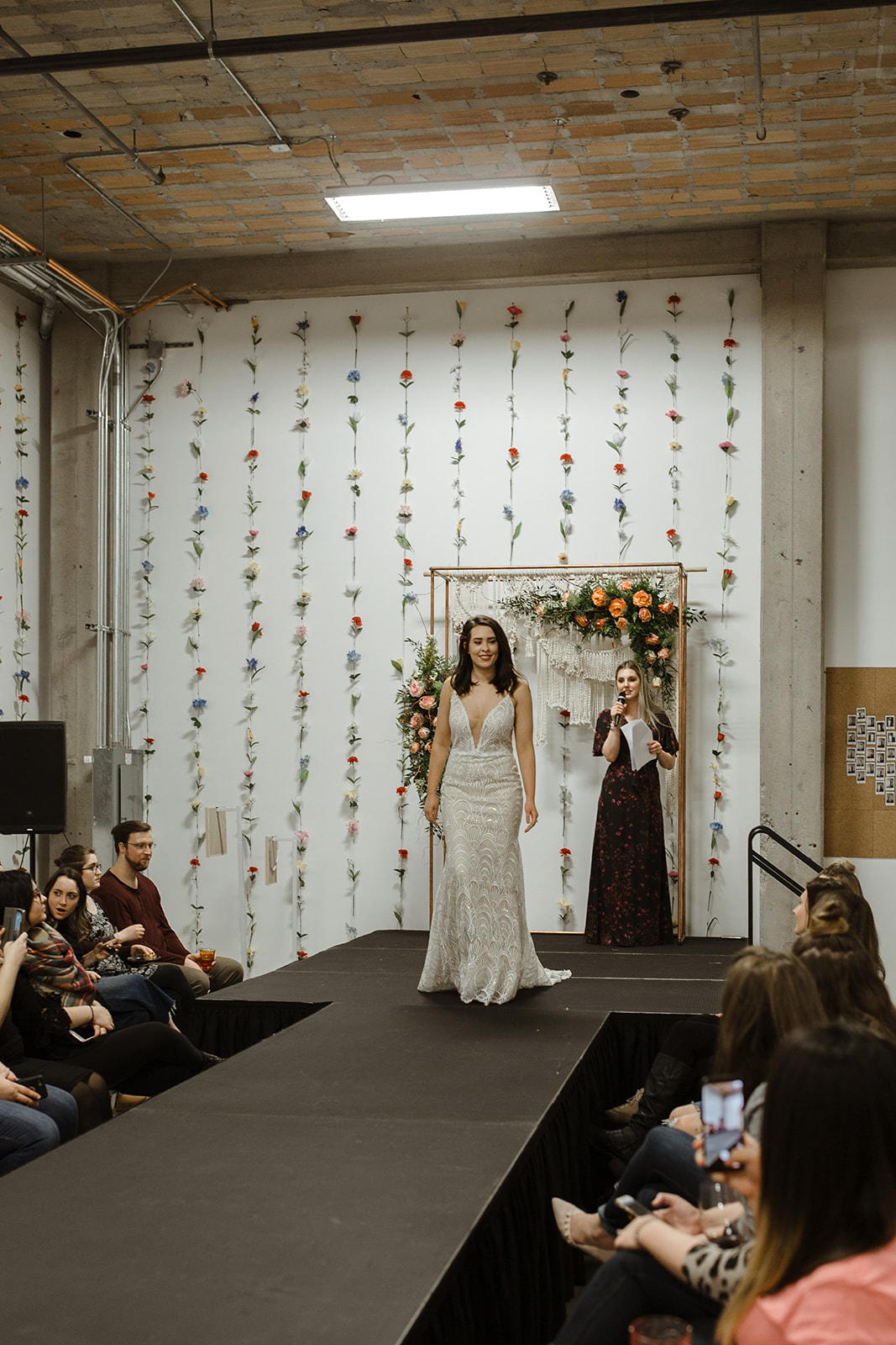 spokane wedding dress fashion show model and emcee