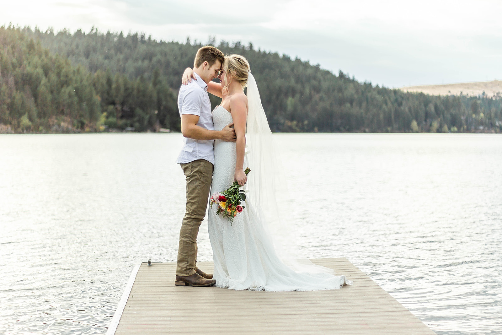 Liberty Lake Washington Wedding Dress Photo shoot 7