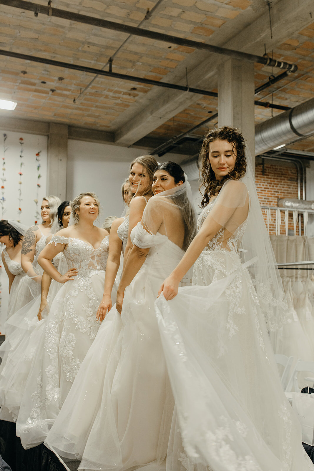 spokane bride wedding plus size dress fashion show