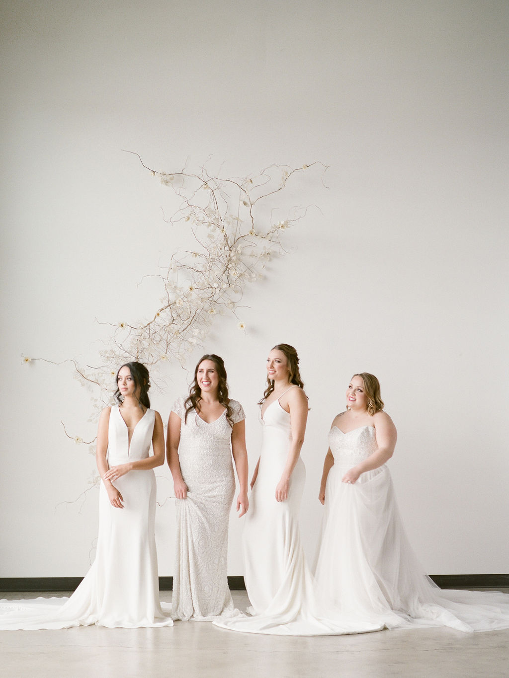 Group of brides spokane bridal shop