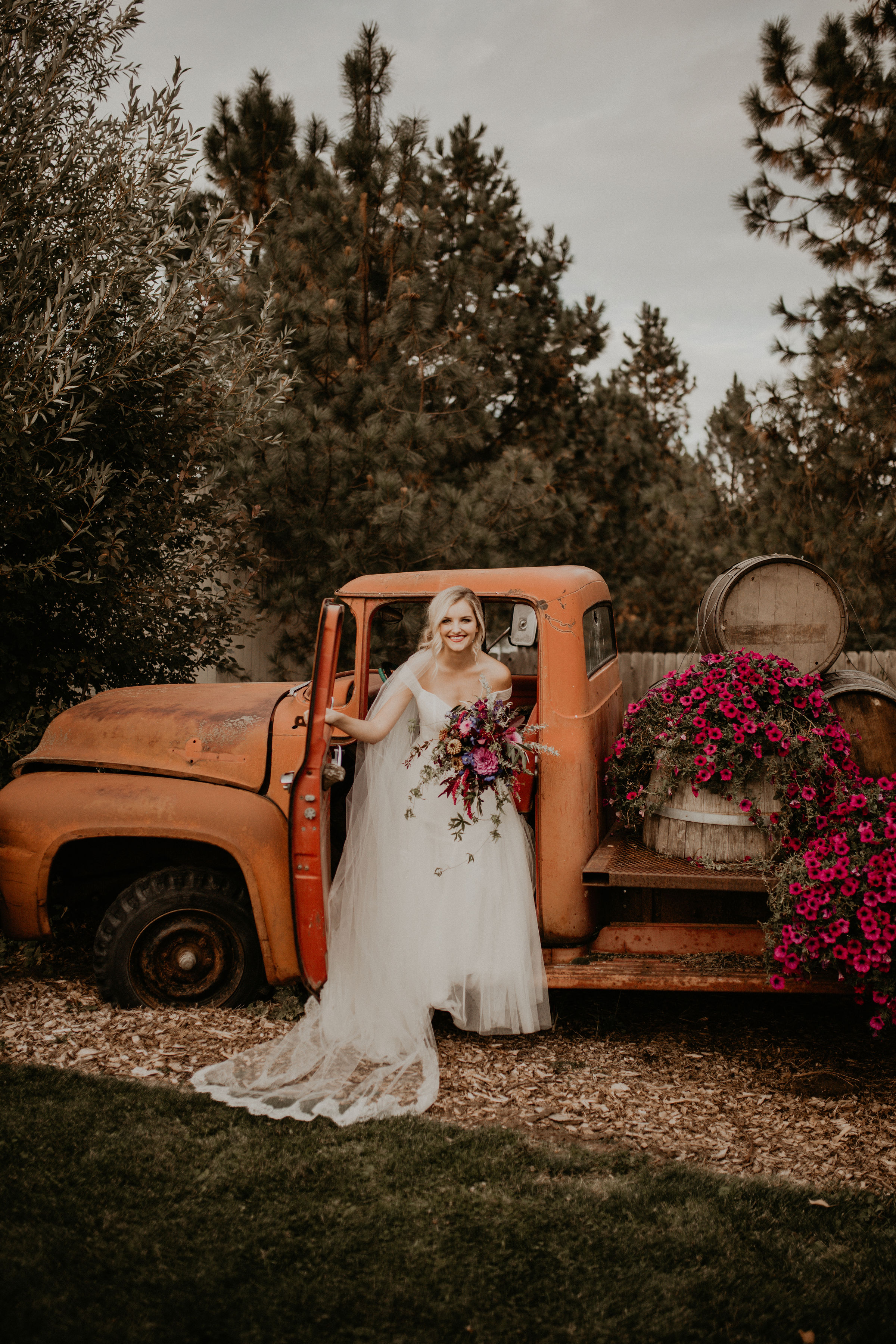 rustic truck bride spokane