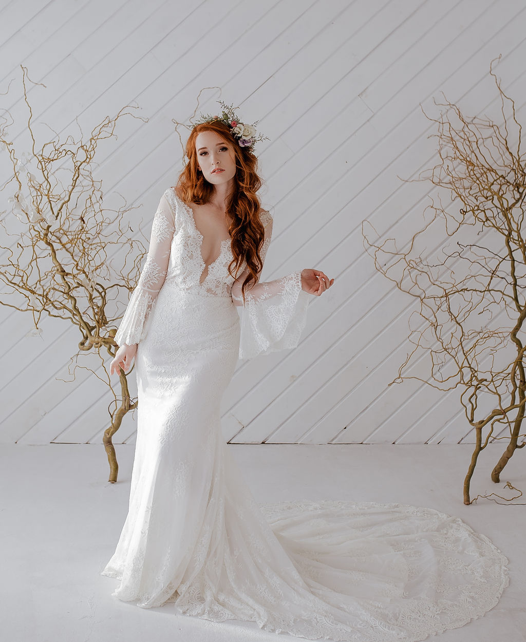 laurel gown spokane boho bride