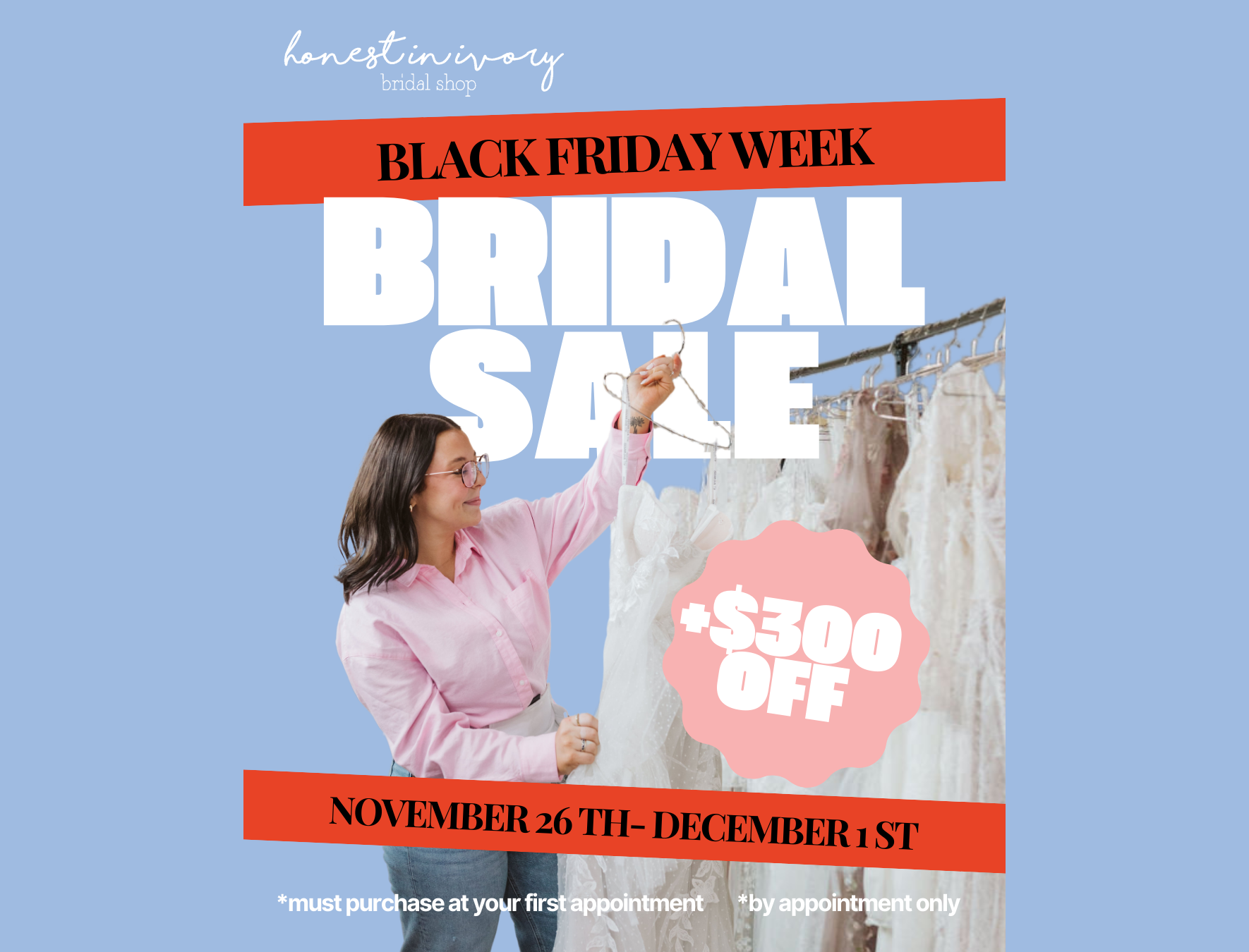 Black Friday Week Bridal Sale Main Image