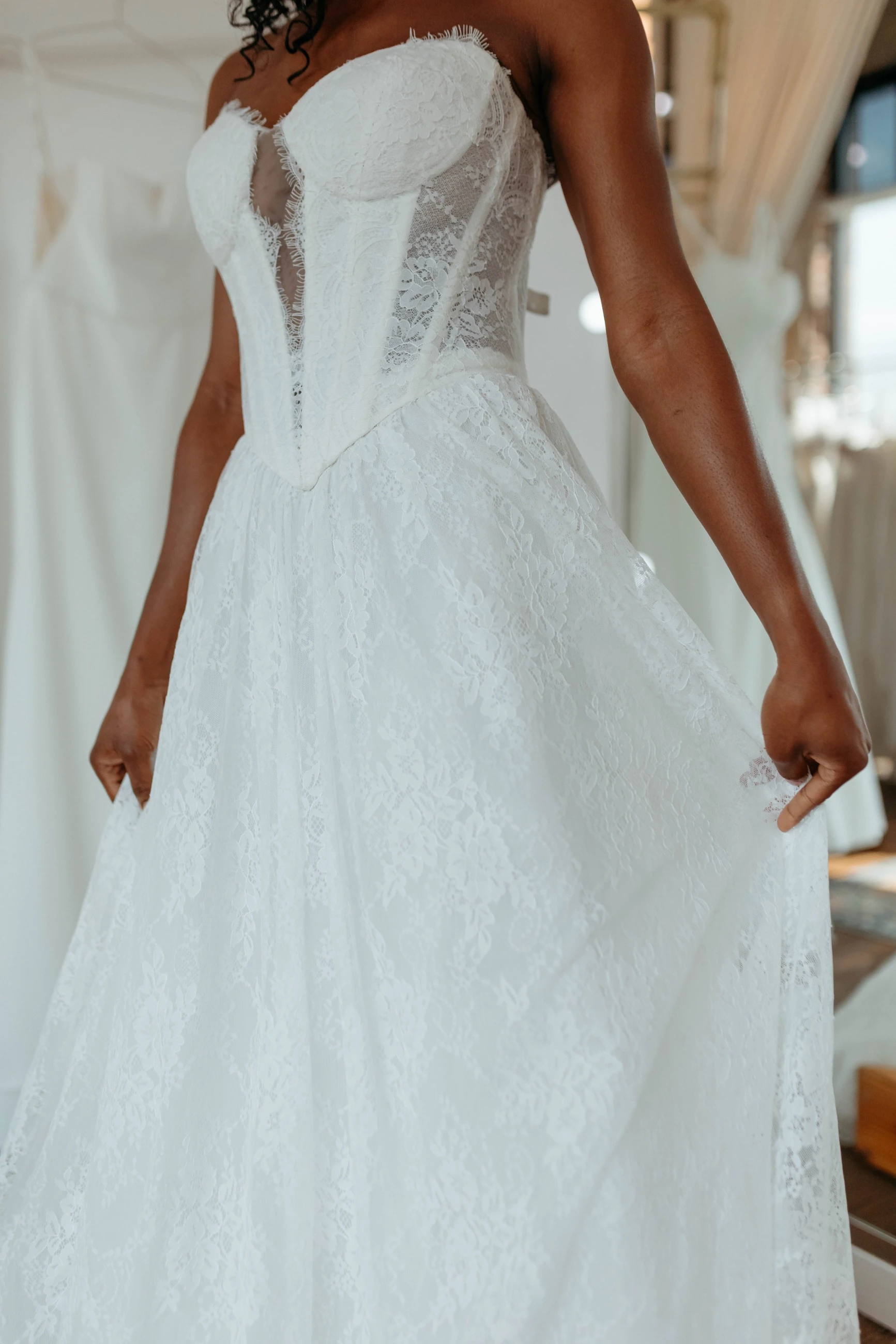 White dress