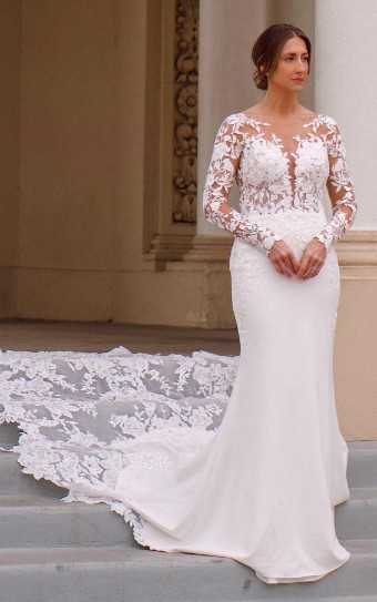 Essense of Australia "Portia" D3379 Essense of Australia - Dearly Sample #0 default Ivory thumbnail