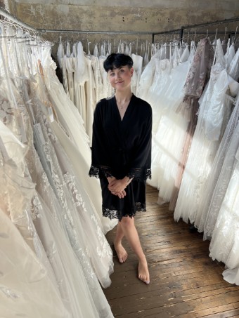 Honest in Ivory Robe- Black Color-Honest in Ivory Private Collection #0 default Black thumbnail