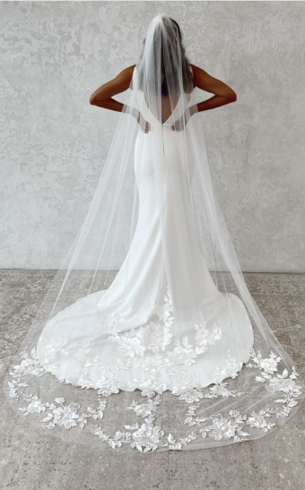 Made With Love Elle Veil #0 default Ivory thumbnail