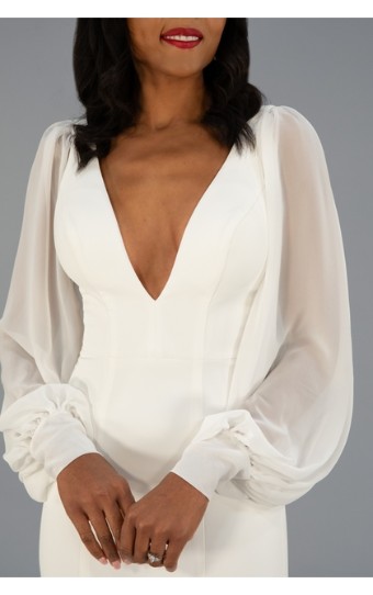 Essense of Australia "Katie" Sleeves #0 default Ivory Color? thumbnail