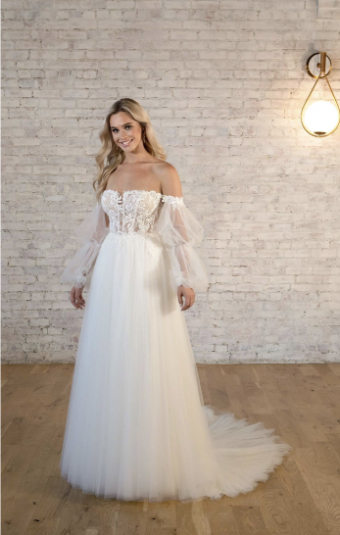 Stella York "Salem" Dress & Sleeves #1 Color? thumbnail