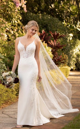Essense of Australia "Kinsley" D3063 #0 default Ivory thumbnail