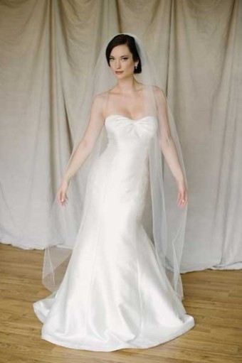 Sara Gabriel Lauren Veil #1 Pale Ivory thumbnail