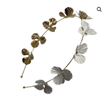 Ti Adoro Jewelry HP6073 Painted Floral Headband #0 default Gold thumbnail