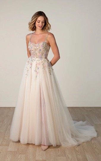 Stella York "Sophia" #1 Blue Blush/Almond thumbnail