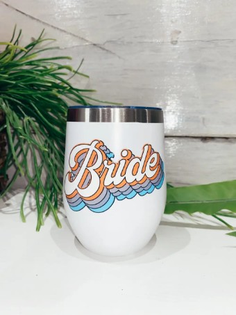 Bridal Goodies Retro BRIDE Tumbler #0 thumbnail