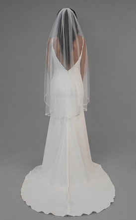 Essense of Australia "Gia" Veil AVL0097 - Fingertip #0 default Ivory thumbnail