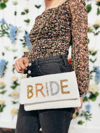 Bridal Goodies Bride Beaded Crossbody #0 thumbnail