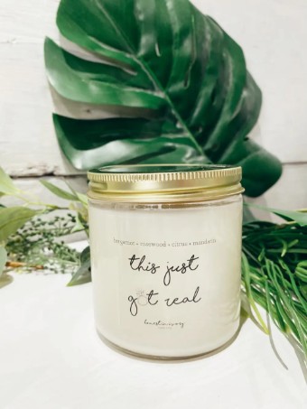 Bridal Goodies 'This Just Got Real' Our Signature Candle 16 oz #0 thumbnail
