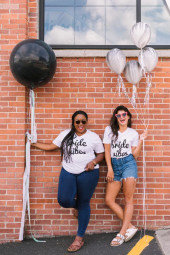 Bridal Goodies Bride Vibes V-Neck Tee #1 thumbnail