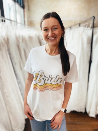 Bridal Goodies Retro Bride Tee #0 thumbnail