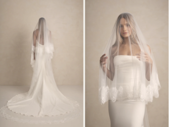 Made With Love Alice Blusher Veil #0 default Ivory thumbnail