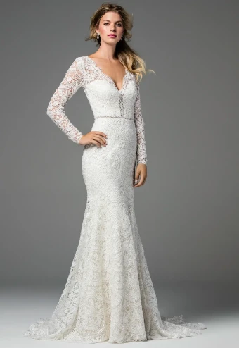 Locket Anastasia Beaded 18117B - Dearly Sample #0 Ivory/Oyster thumbnail