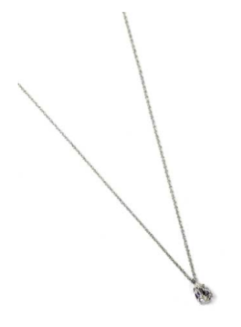 Ti Adoro Jewelry 21208 Dainty Pear-shape Drop Necklace #0 default Crystal thumbnail