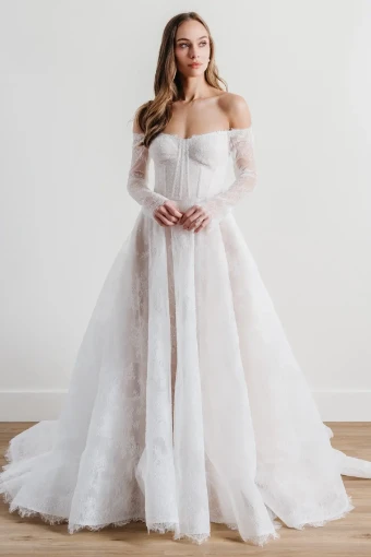 Locket Pendant #1 Ivory/Blush thumbnail