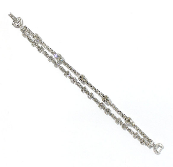 Ti Adoro Jewelry 30912 Double Strand Crystal Bracelet #0 default Metal thumbnail