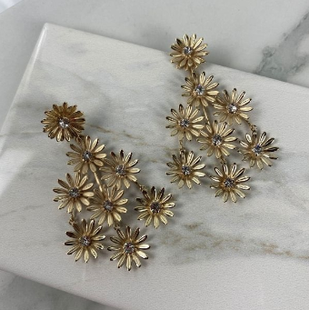 Ti Adoro Jewelry 15402 May Flower Earrings #0 default Metal thumbnail