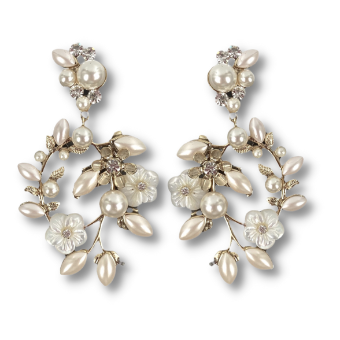 Ti Adoro Jewelry 15510 Tapesty with Pearl Earrings #0 default Metal thumbnail