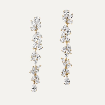 Ti Adoro Jewelry 15271 Long Cascade Earrings #0 default Metal thumbnail