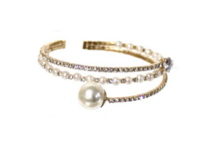 Ti Adoro Jewelry 30873 Stretch Pearl Cuff #0 default Metal thumbnail