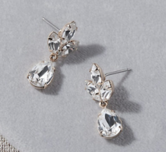Ti Adoro Jewelry 12506 Dainty Navette w/ Teardrop Earrings #0 default Metal thumbnail
