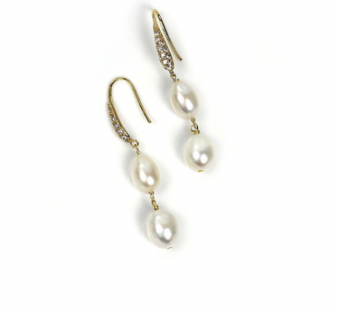 Ti Adoro Jewelry 15174 Double Drop FWP Earrings #0 default Color? thumbnail