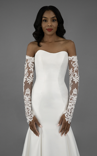 Essense of Australia "Giada" ASL0037 Sleeves #0 default Ivory thumbnail