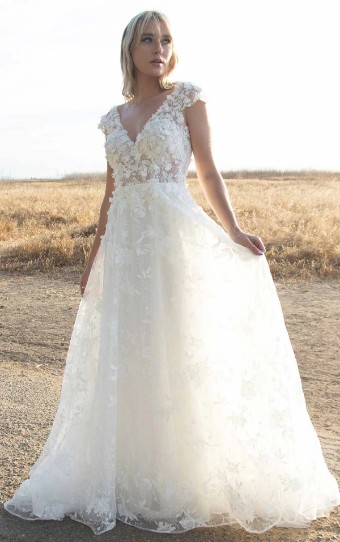 Martina Liana Daelyn 1447- Dearly Gown #0 default Ivory/Biscotti thumbnail