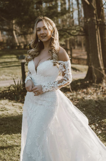 Martina Liana "Imogen" 1359 Dress & Overskirt Martina Liana - Dearly Sample #0 default Ivory thumbnail
