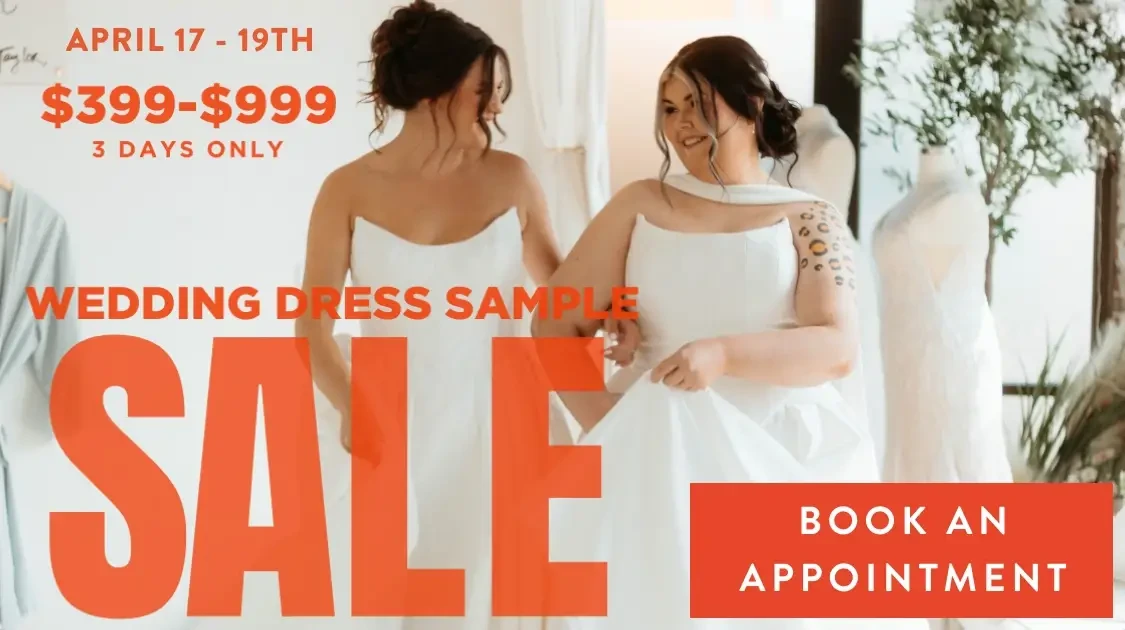 Wedding Dress Sample Sale banner
